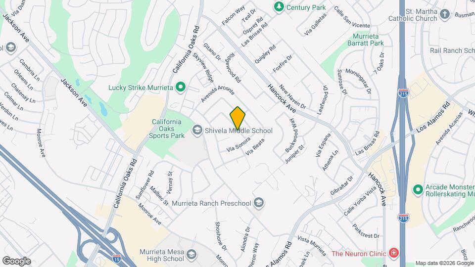 24631 Avenida Musico Mapa y Detalles de la Ubicación