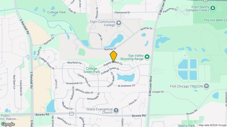 1695 Pebble Beach Cir Map and Location Details