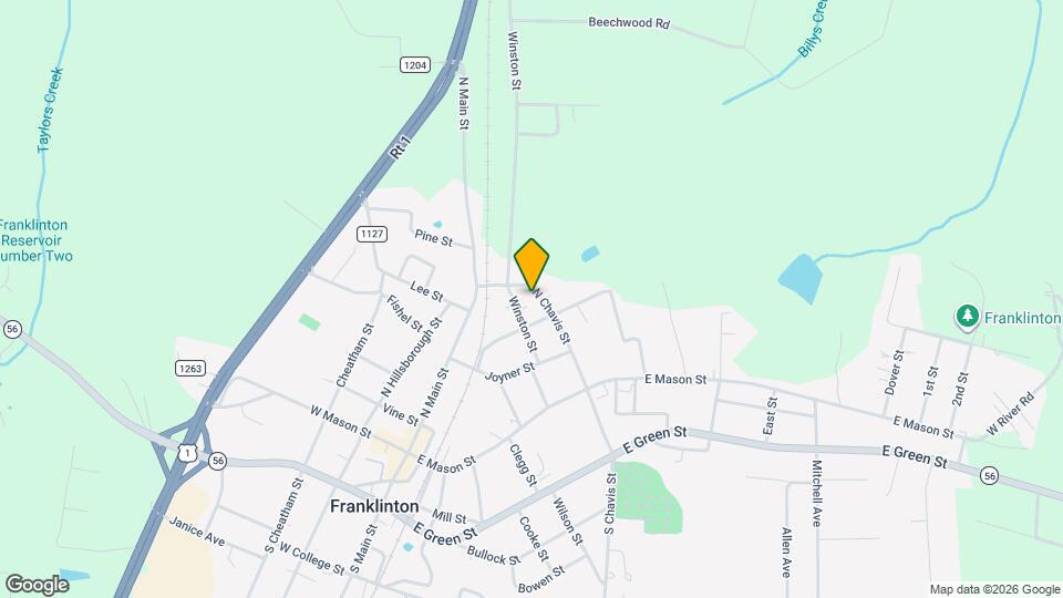 207 N Chavis St Map and Location Details