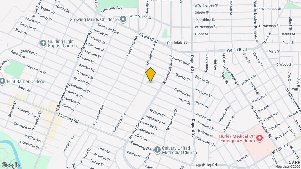 2302 Barth St Map and Location Details