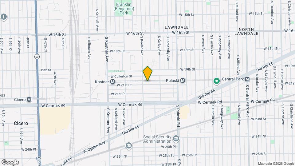 4142 W 21st St, Unit 4142 Unit 2 Map and Location Details