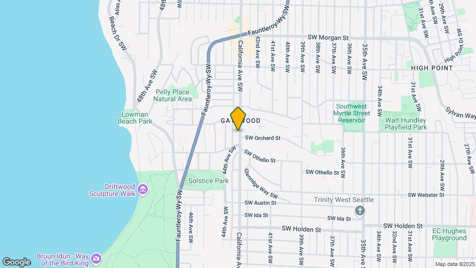 7121 California Ave SW Map and Location Details