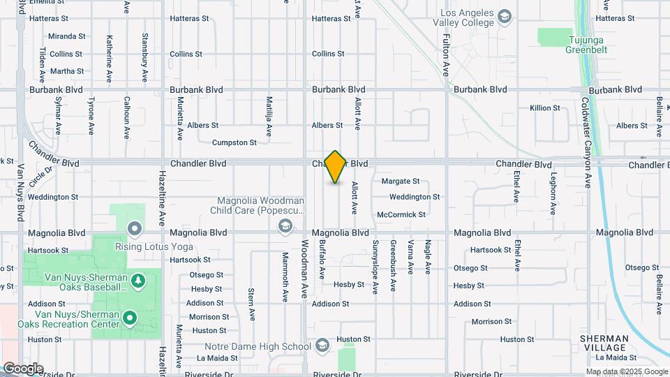 5317 Ventura Canyon Ave Map and Location Details