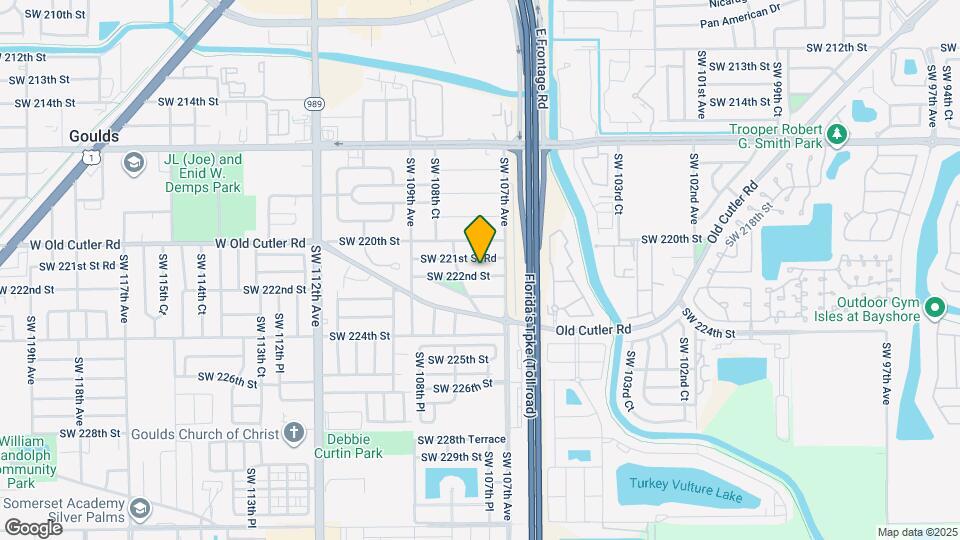 10745 SW 222nd St Map and Location Details