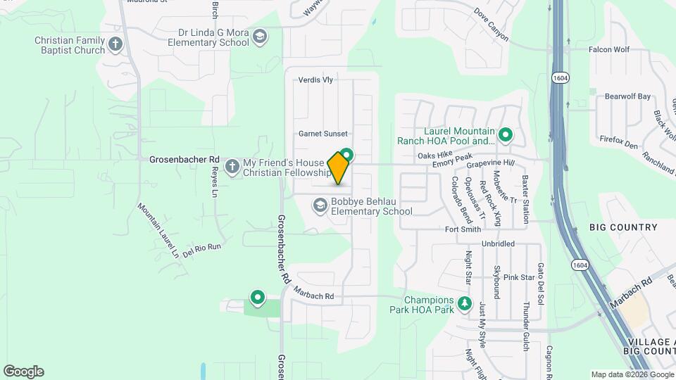 11623 Hidden Terrace Map and Location Details