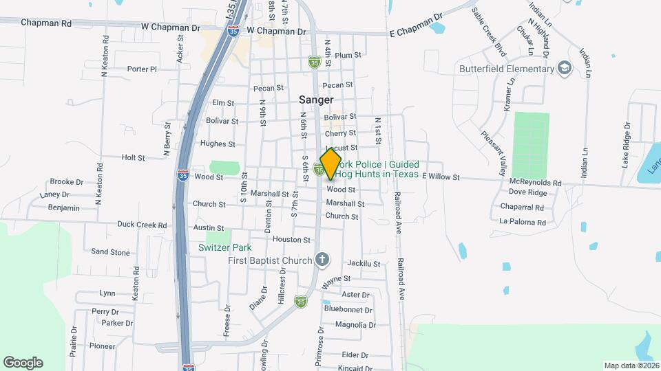 417 Wood St Map and Location Details