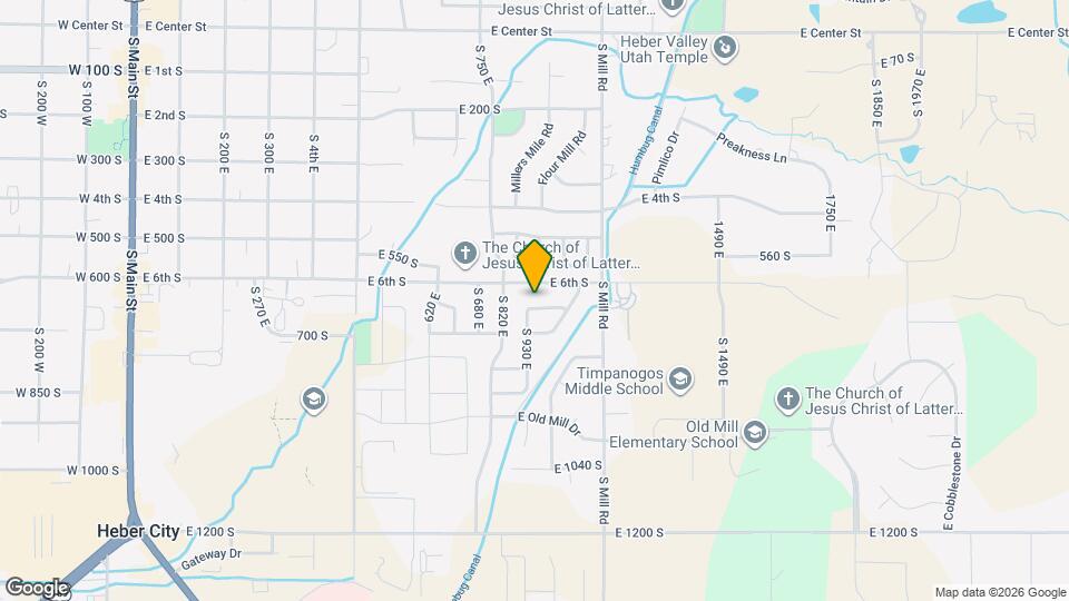 961 E 650 S Map and Location Details