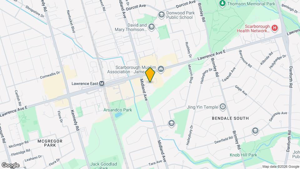 1385 Midland Ave Map and Location Details