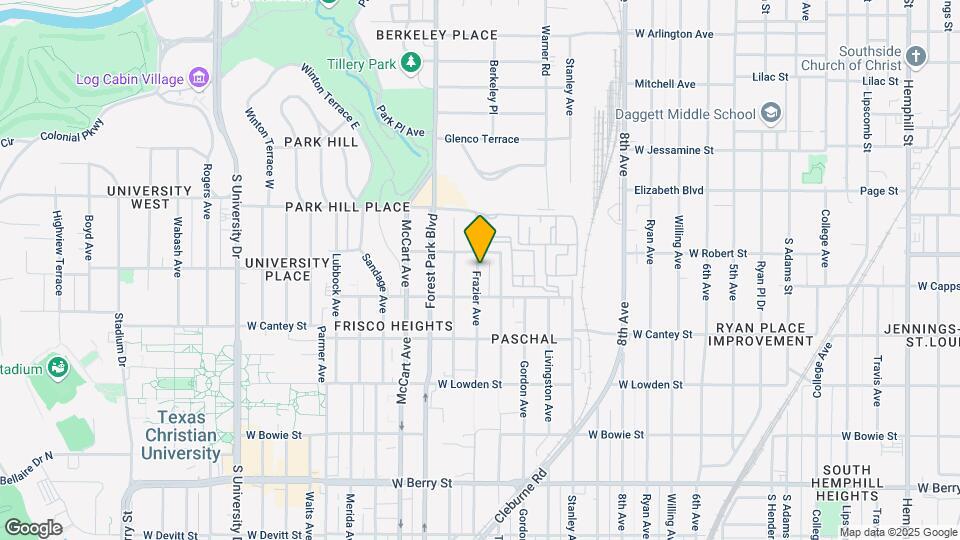 2641 Frazier Ave Map and Location Details