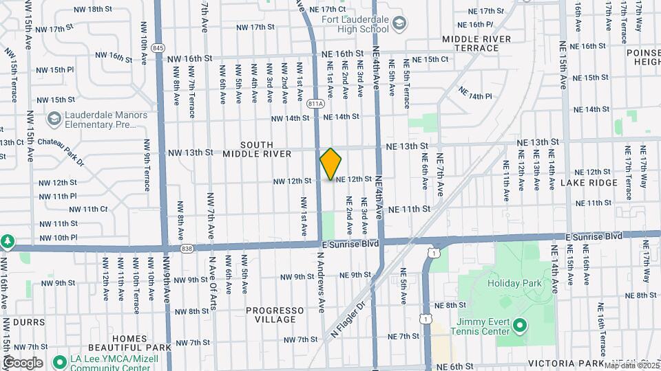 1137 NE 1st Ave. Mapa y Detalles de la Ubicación