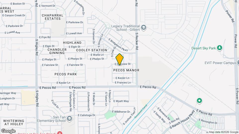 3858 E Morelos St Map and Location Details