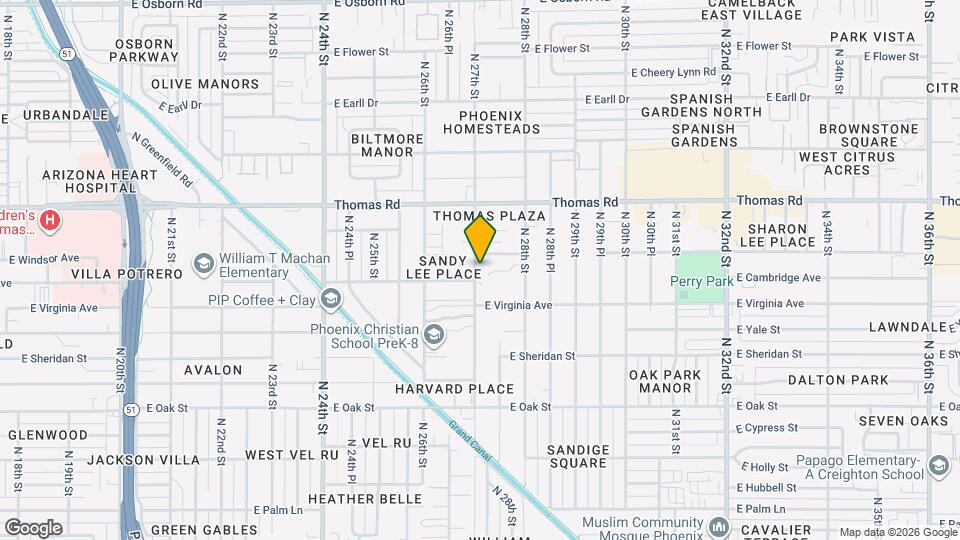 2711 N 27th St Mapa y Detalles de la Ubicación