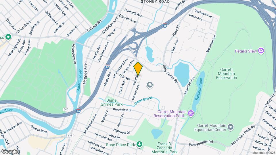 110 Rockland Ave Map and Location Details