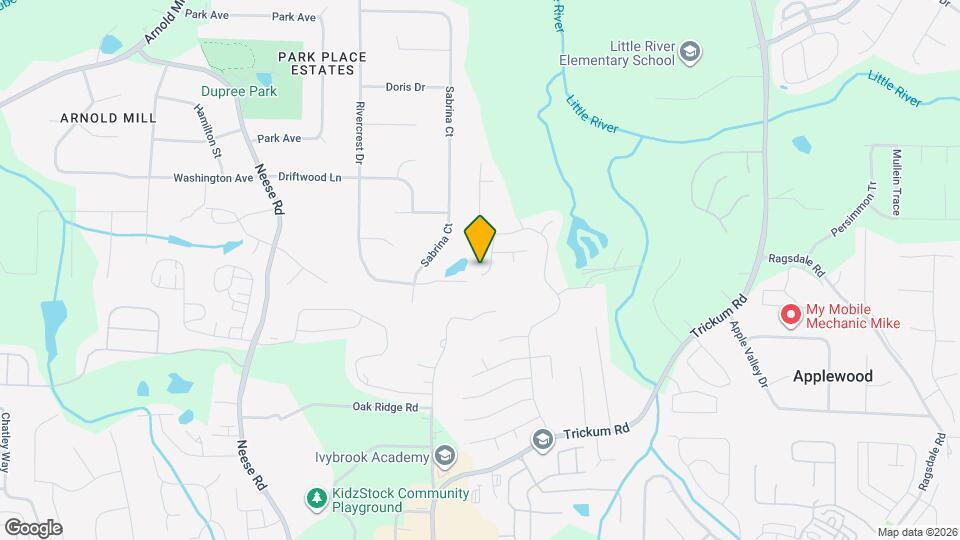 1322 Timuquana Trail Map and Location Details