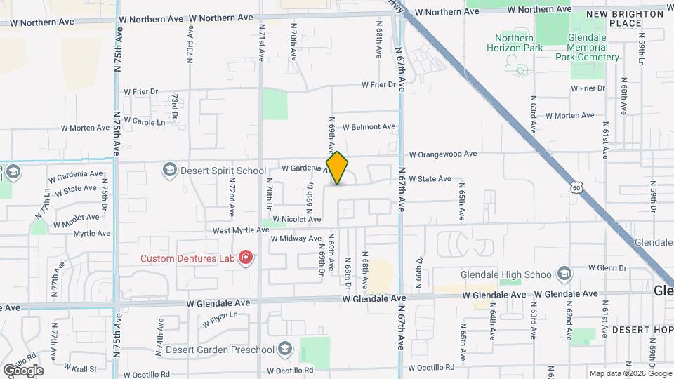 6853 W State Ave Map and Location Details