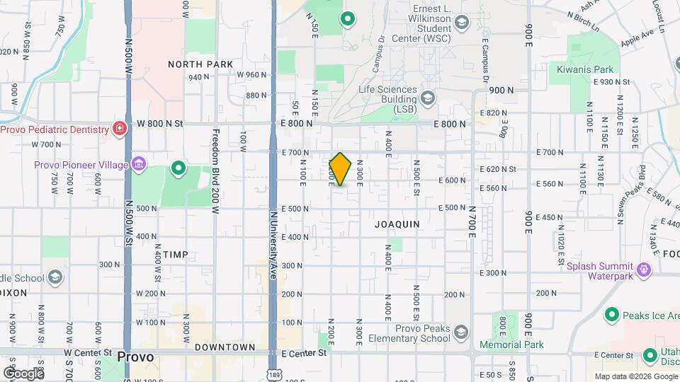 562 N 200 E, Unit Unit 1 Map and Location Details