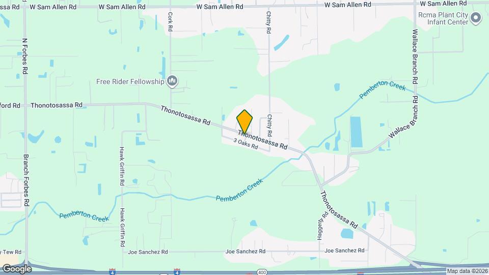 4209 Thonotosassa Rd Map and Location Details