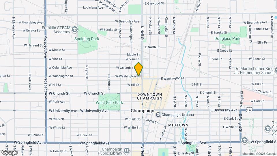 111 W Washington St Mapa y Detalles de la Ubicación