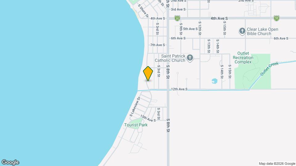 1110 S Shore Dr Map and Location Details