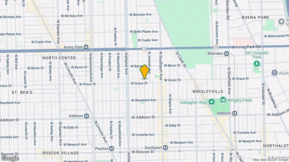1458 W Grace St, Unit 1460-1 Map and Location Details