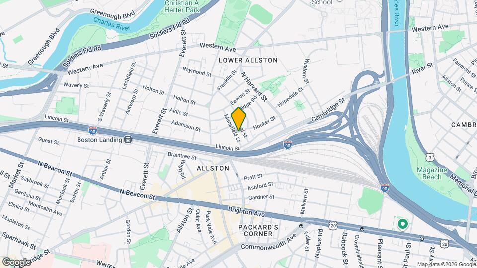 21 Mansfield St, Unit #2 Mapa y Detalles de la Ubicación