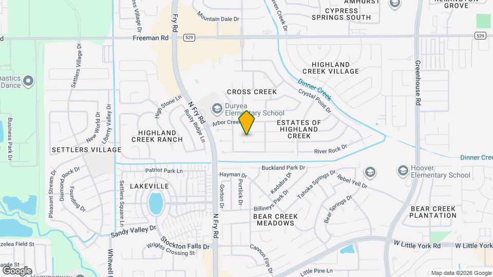 20030 Mason Creek Dr Map and Location Details