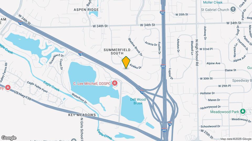 6879 Oak Lake Dr Map and Location Details
