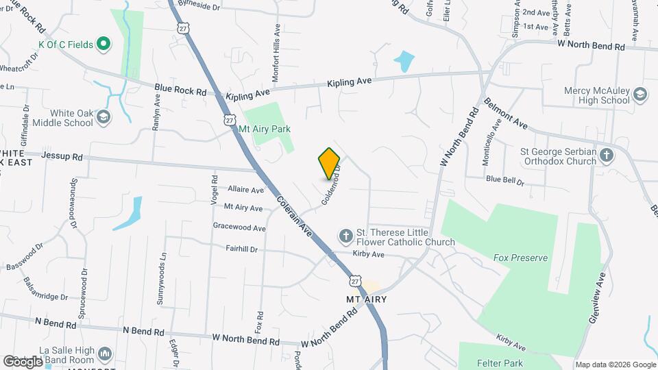 5589 Goldenrod Dr Map and Location Details