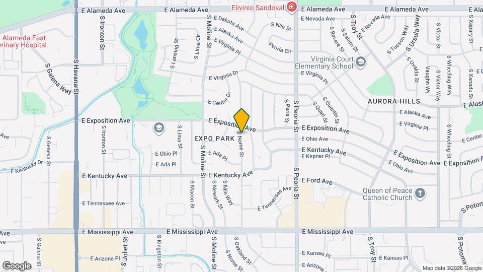 738 S Nome St Map and Location Details