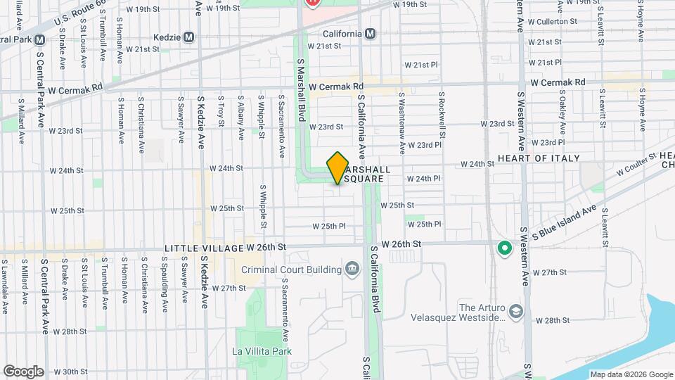 2839 W 24th Blvd, Unit 2F Map and Location Details