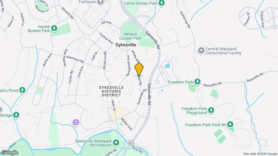 Sykesville Apartments Map and Location Details