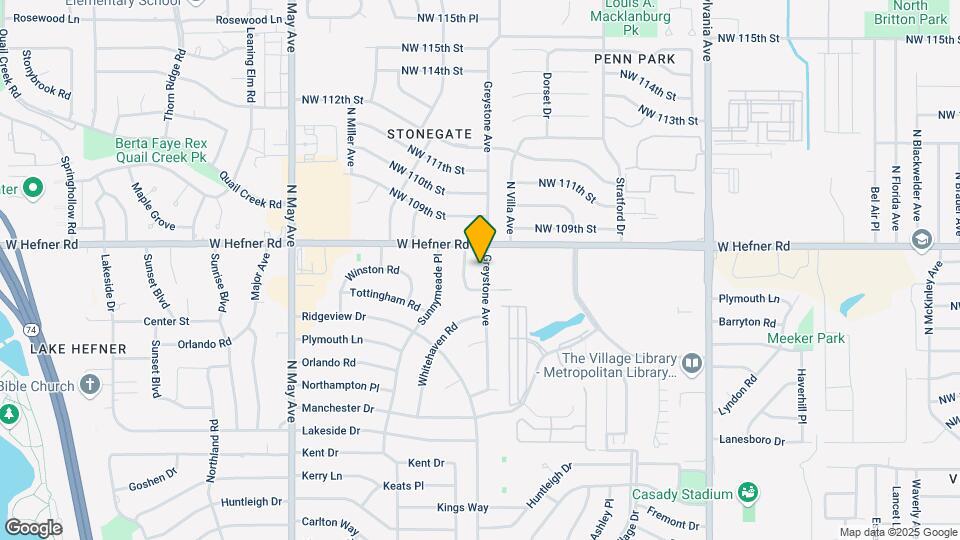 10813 Greystone Ave Map and Location Details