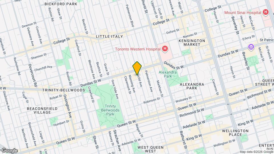 180 Euclid Av Map and Location Details