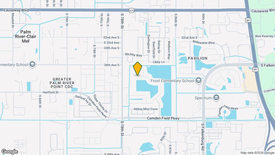 8512 Canterbury Lake Blvd Map and Location Details