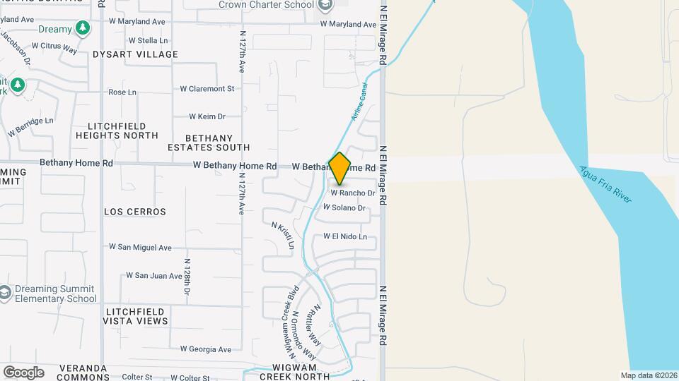 12426 W Rancho Dr Map and Location Details