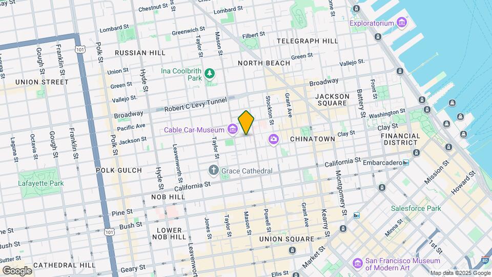 1033 Washington St Map and Location Details