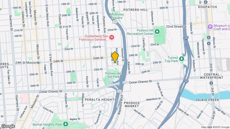 2616 25th St Map and Location Details