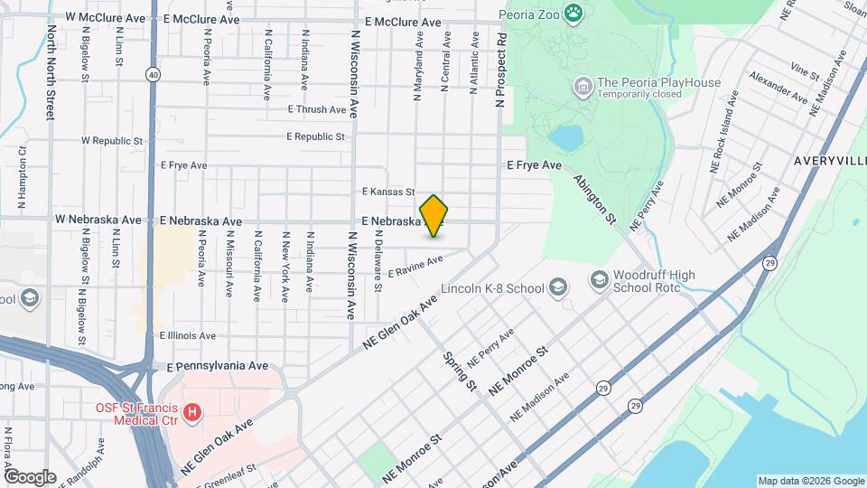 1023 E Behrends Ave Map and Location Details
