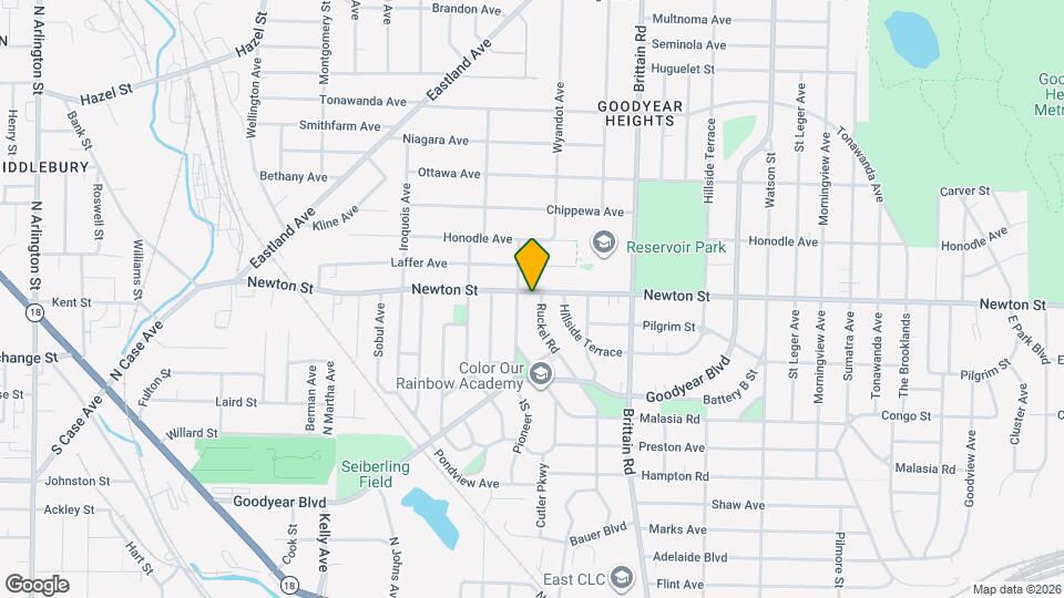 1438 Newton St Map and Location Details