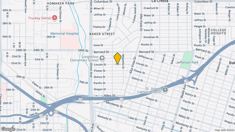 219 Lincoln St Map and Location Details