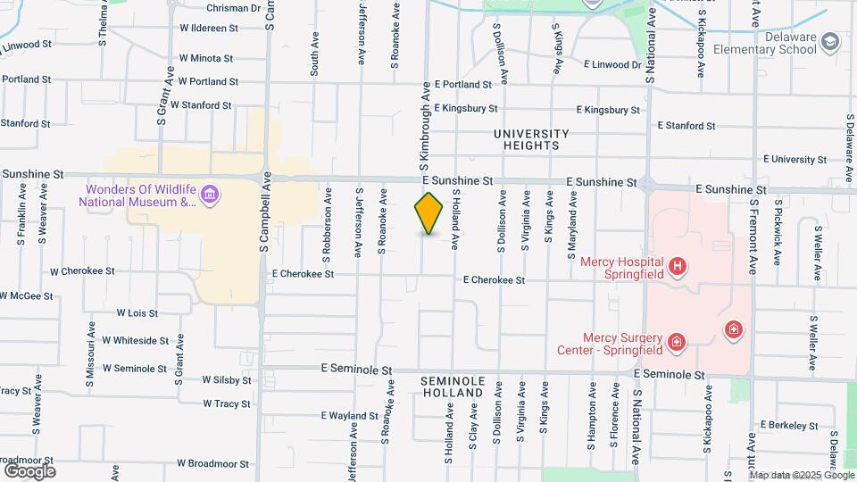 1920 S Kimbrough Ave Map and Location Details