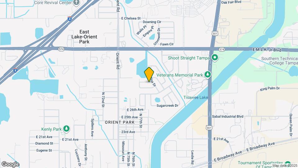 3511 Breezewood Dr Map and Location Details