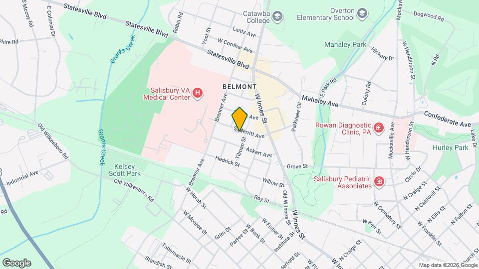 307 S Merritt Ave Map and Location Details