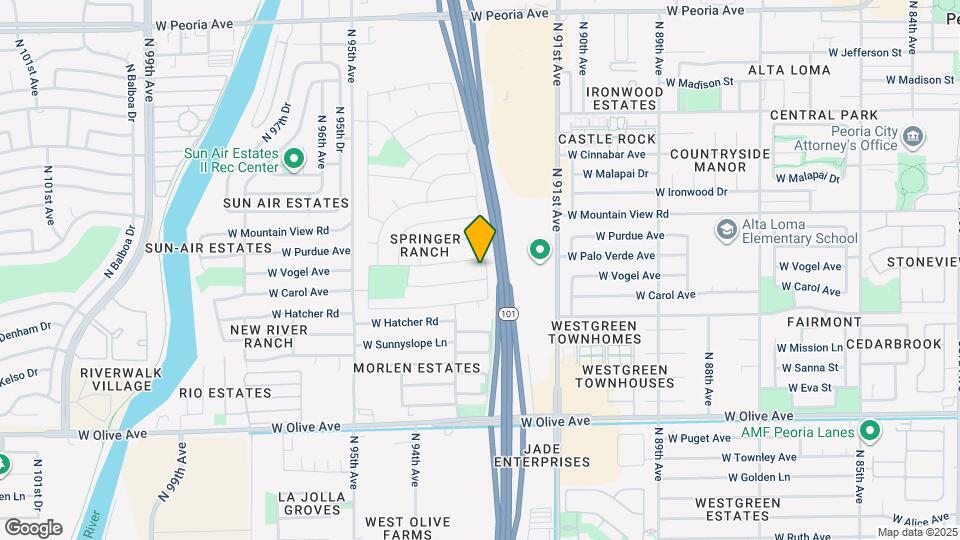9528 N 92nd Dr Map and Location Details