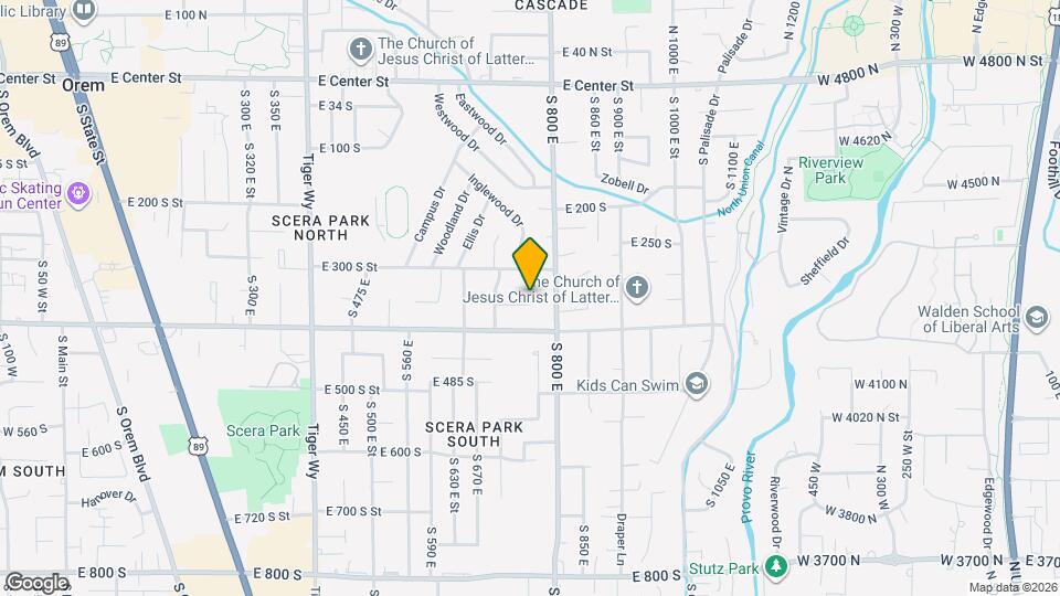 753 E 360 S St Map and Location Details