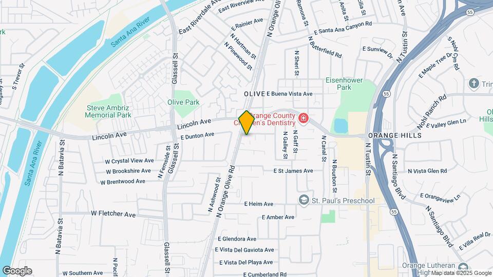 2723 N Orange Olive Rd Mapa y Detalles de la Ubicación