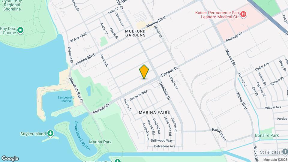 936 33rd St Map and Location Details