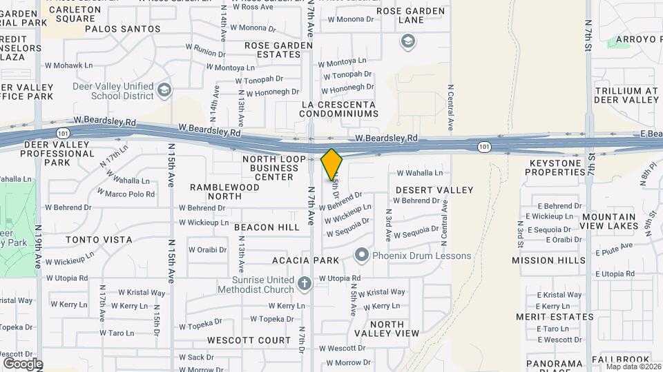 19818 N 5th Dr Map and Location Details