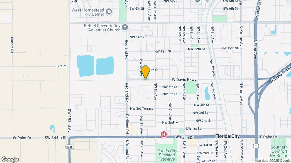 855 W Davis Pkwy Map and Location Details
