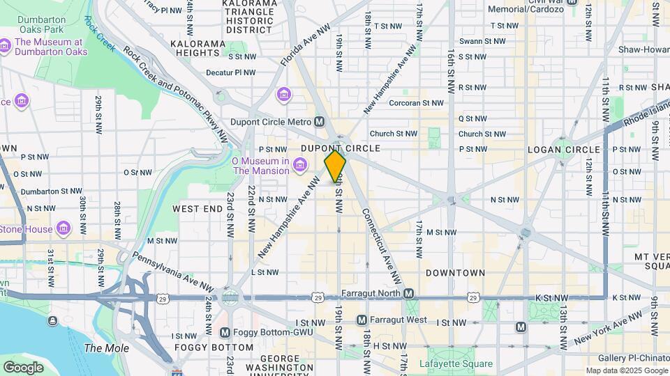 1312 19th St NW Map and Location Details